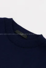 بافت یقه گرد گلدوزی تنیس کد1004903