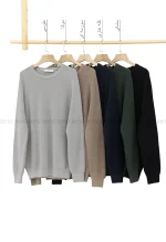 بلوز بافت یقه گرد مردانه کد20000037