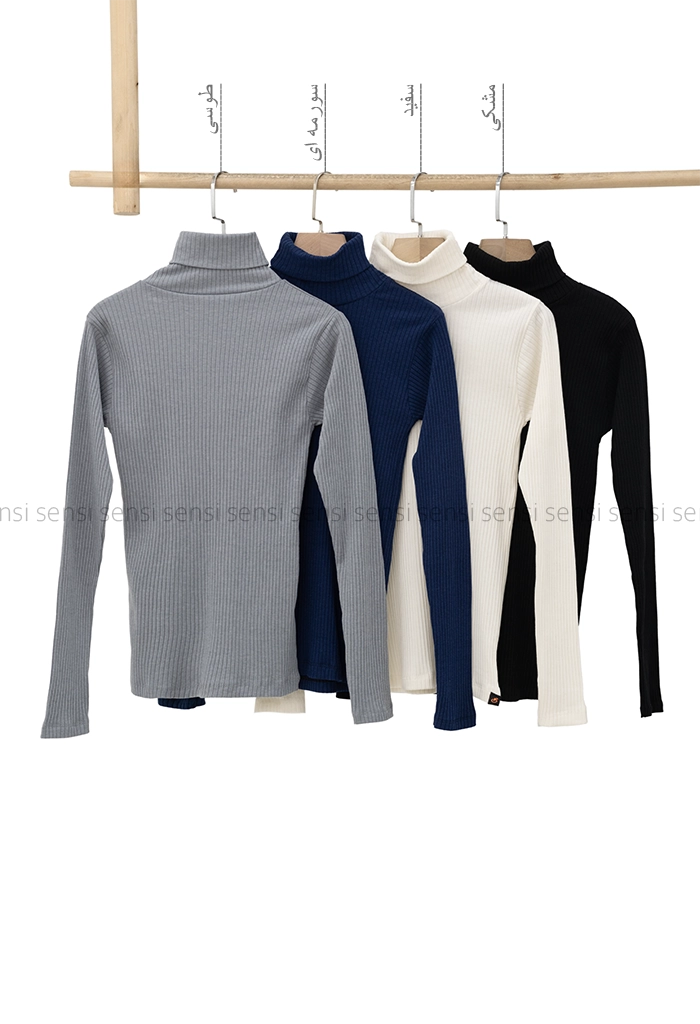 بلوز راه راه یقه اسکی کد1005015