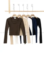 تاپ حلقه ای یقه خشتی کد1004907