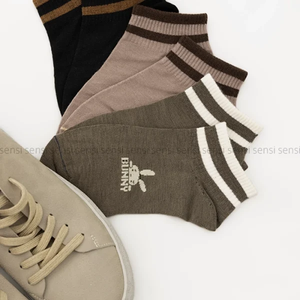 جوراب bunny نیم ساق پنبه کد1004986