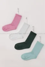 جوراب ساده رنگی ساق دار کد1004928