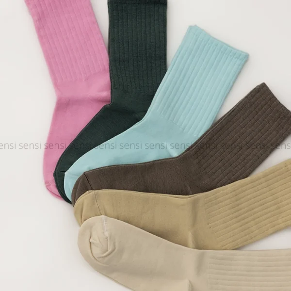 جوراب ساده رنگی ساق دار کد1004928