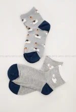 جوراب فیل نیم ساق پنبه کد1004988