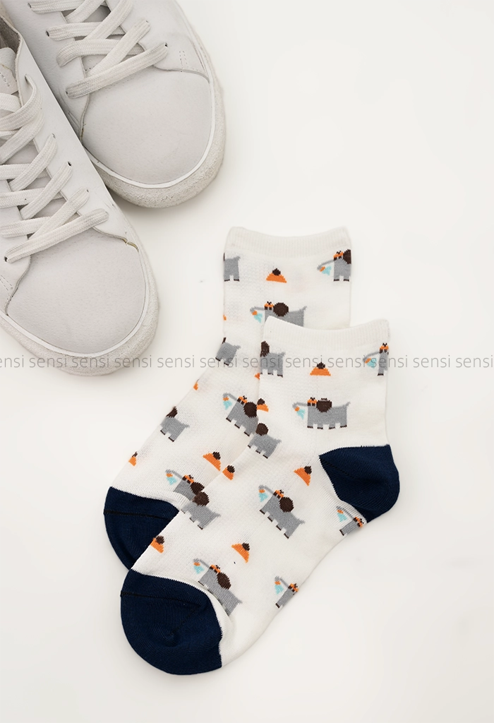 جوراب فیل نیم ساق پنبه کد1004988