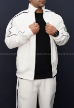 ست مردانه سویشرت شلوار گرم دارکد20000045