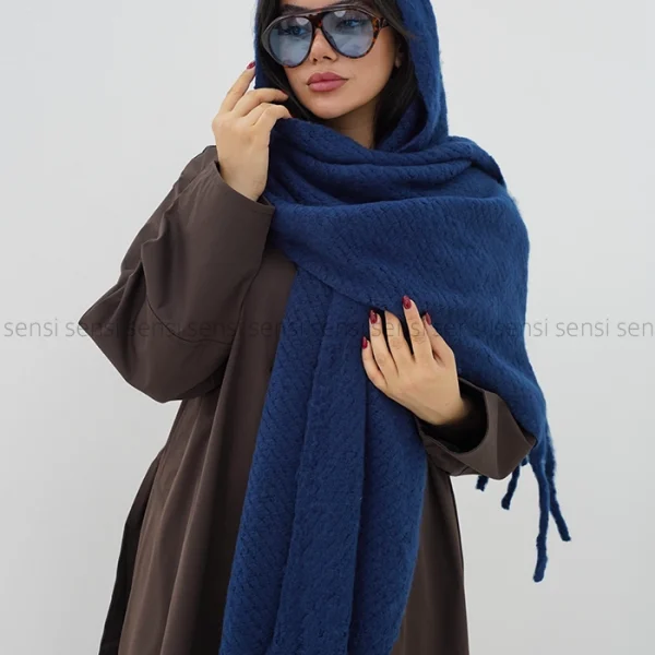 شال بافت بوکله موهری کد1004606