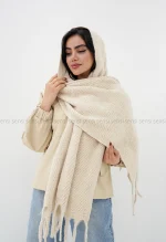 شال بافت بوکله موهری کد1004606