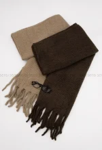 شال بافت بوکله موهری کد1004606