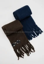 شال بافت بوکله موهری کد1004606