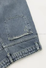 شلوار جین شافل بگ کد1005011