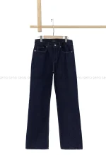 شلوار جین نیم بگ استریت کد1004727