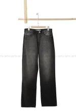 شلوار جین نیم بگ رگولارکد1005006