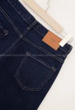 شلوار جین نیم بگ رگولارکد1005006