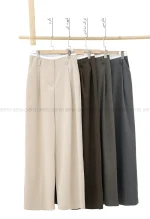 شلوار فوتر لامر کمر سفیدکد1004947