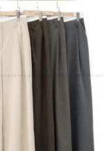 شلوار فوتر لامر کمر سفیدکد1004947