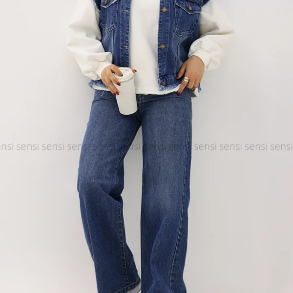 وست جین آستین ریش کد1005005