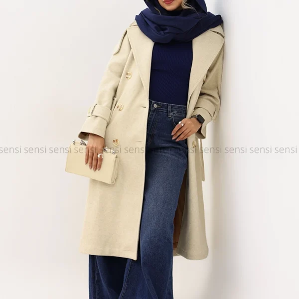 پالتو فوتر 4دکمه آستر دار کد1004875