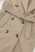 پالتو فوتر 4دکمه آستر دار کد1004875