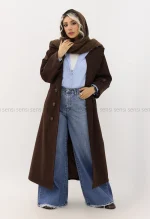 پالتو فوتر 6دکمه آستر دار کد1005028