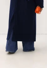 پالتو فوتر موهری4دکمه آستر دار کد1005033