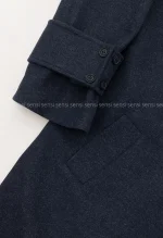 پالتو فوتر پشت دکمه آستر دار کد1005030