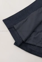 پالتو فوتر پشت دکمه آستر دار کد1005030