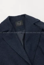 پالتو فوتر پشت دکمه آستر دار کد1005030