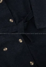 پالتو فوتر یقه ایستاده آستر دار کد1004971