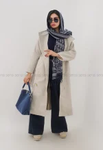 پالتو فوتر یقه ایستاده آستر دار کد1004971