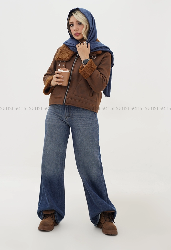 کت سوئیت بوفالو تدی یقه سگک کد1005019