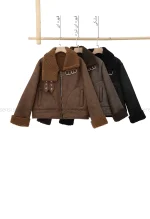 کت سوئیت بوفالو تدی یقه سگک کد1005019