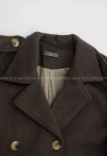 کراپ کت موهری آستر دار کد1004967